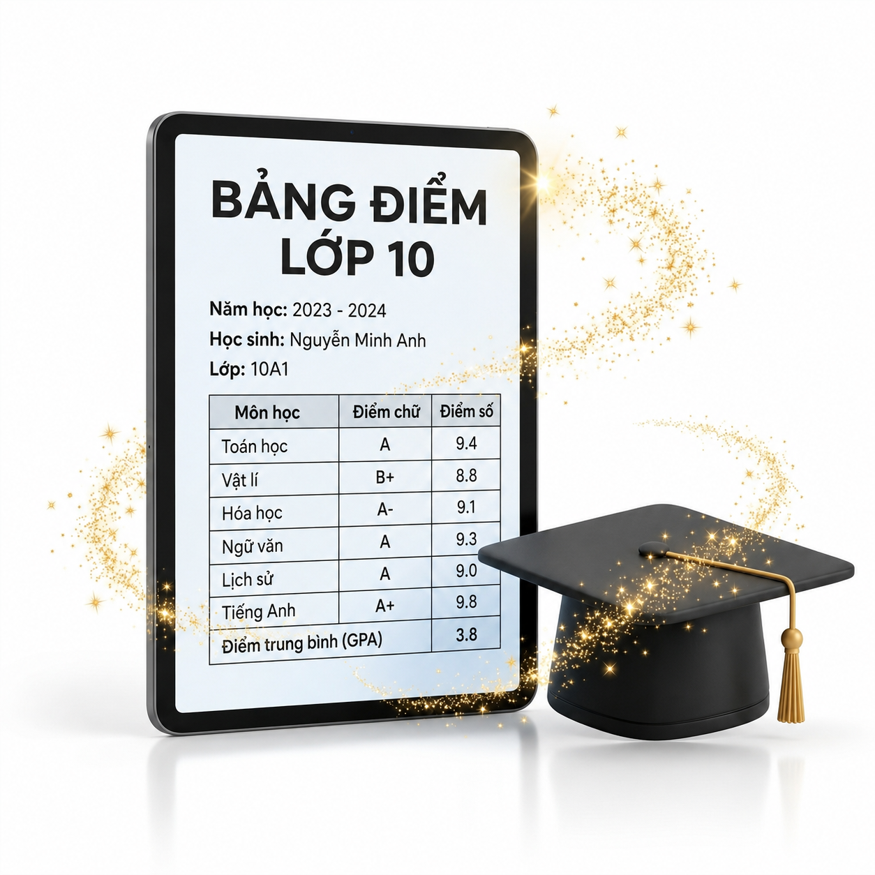 Nhập Bảng Điểm 1 Chạm Cổng Giáo Viên